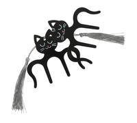 HOODANCOS 2 pièces Clip de Partition Piano Métal Support Page Antidérapant Multifonction avec Design Chat Noir Lot pour Partitions et Carnets