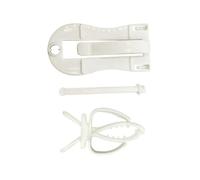 HOODANCOS 2 pièces Clip Fixe pour Os de Seiche Pince Pratique pour Cage Oiseau Accessoire pour Perroquet Blanc Installation Facile