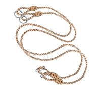 HOODANCOS 2 Pièces Corde Extension pour Balancoire Sangles Ajustables Renforcées avec Boucle Métallique Kit Suspension pour Hamacs et Balancoires Arbre Installation Facile pour Jardin et