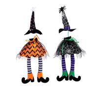 HOODANCOS 2 Pièces Ensemble de Bouteilles de vin d'halloween décoration de Bouteille d'halloween Tissu Non tissé