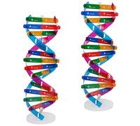 HOODANCOS 2 Pièces Modèle de Double Maquette Éducative Scientifique pour Enseignement des Gènes Humains Outil Pédagogique de Didactique pour Écoles et