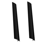 HOODANCOS 2 pièces Protections de Cuisine Silicone Lot de Couvre-interstices Antidérapants et Résistants Chaleur pour Plaques de Cuisson et Four Joint Étanchéité Flexible et Adaptable Noir