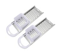 HOODANCOS 2 pièces Râpe Inox pour Pâtes et Gnocchis Ustensile de Cuisine Robuste et Anti-corrosion Outil Pratique pour Pâte et Nouilles Adapté Usage Familial et Professionnel