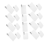HOODANCOS 20 Pièces Film Électrostatique Pare Brise Résistant Aux Intempéries pour Dash Cam Autocollant Transparent Pet Réutilisable Protection Flexible et Facile à Installer pour Montage