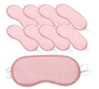 HOODANCOS 20 pièces Masques de Sommeil Usage Unique Confortables pour Dormir Lot Bande Élastique Double Couverture Ombre Douce et Légère pour Nuits Paisibles