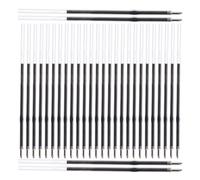 HOODANCOS 200 Pièces Recharges Stylo Bille Bleu Recharge Stylo Rétractable Bureau École Remplacement pour Enseignants