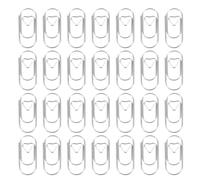 HOODANCOS 200 Trombones en Fil D’Acier Argentés de Cœur Mini Pinces à Papier Décoratives Lot de 200 Pièces pour Bureau École Scrapbooking et Organisation de Notes