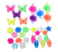 HOODANCOS 206 Pièces Décorations Plastique Colorées pour Garçon Fille Accessoires et Réfléchissants pour la Sécurité des Cyclistes
