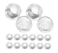 HOODANCOS 24pièces Lot de Butées De Chaîne Transparentes pour Store Enrouleur Arrêt De Cordon Remplacement pour Store Vertical Et Rideau