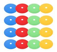 HOODANCOS 25 pièces Lot Disques Plats Antidérapants pour Entraînement Football Marquage Terrain Polyvalent Tapis Agilité pour Garçons et Filles Matériel Foot et Résistant