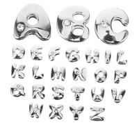 HOODANCOS 26 pièces Breloques Lettres Alliage pour Bijoux DIY Perles Alphabet pour Bracelets Colliers Boucles Oreilles Kit Création Artisanale Adulte