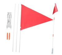 HOODANCOS 2Ensembles Drapeaux de Vélo pour Garçon Fille avec Réglables Drapeaux de Sécurité Colorés pour Remorque ou Scooter