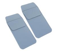 HOODANCOS 2pièces Étui à Stylo Infirmier PU Sac De Rangement pour Stylos Et Accessoires Lot de Pochettes Protectrices Organisateur Pratique pour De Santé Couleur Bleue