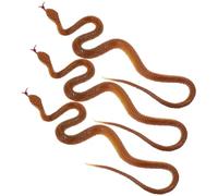 HOODANCOS 3 Jouets Serpent en Plastique Réalistes pour Farce, 3 Pcs Léger et Portable, pour Décoration de Fête sur Table ou Comptoir