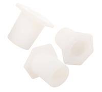 HOODANCOS 3 Pièces Bague Étanchéité pour Trou de Parasol de Table de Terrasse Stabilisateur Silicone Blanc Bouchon Anti-Bruit pour Parasol de Jardin Extérieur et Plage