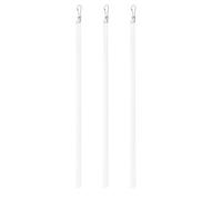 HOODANCOS 3 Pièces Baguette pour Stores Verticaux en Acrylique, 12 Pouces | Rideaux et Stores, Usage Bureau et Espaces Commerciaux, Réglage Fluide, Pose Simple