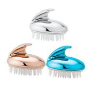 HOODANCOS 3 pièces Brosse à Shampoing Massage Chevelu Exfoliante Légère Compacte pour Adultes Homme Femme Stimulation Anti-démangeaison