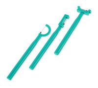 HOODANCOS 3 pièces Entraîneur Pointe Langue Plastique Vert Outil Portable pour Entraînement Musculaire Oral et Stimulation Orale Chez Garçon Fille