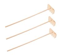 HOODANCOS 3 Pièces Mini Bamboo Zen Garden Rakes Set Sustainable Table Rake for Intricate Patterns Creative Meditation Tools Elegant Micro Landscape Decor for Home and Office