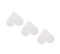 HOODANCOS 3 pièces Moule à Gâteau Polystyrène Forme de Cœur pour DIY Décoration de Fête et Pratique de Gâteau Hauteur