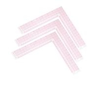 HOODANCOS 3 pièces Règle Tailleur Transparente avec Échelle Intégrée Précise pour Couture Patronage et Projets DIY Outil Léger et Polyvalent pour Créateurs et Modélistes