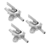 HOODANCOS 3 pièces Robinet Essence pour Réservoir Gaz Commutateur Off avec Entrée et Sortie Adapté pour Kart Quad Moto Tout-chemin et Petits Moteurs Installation Facile