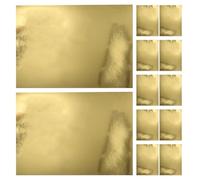 HOODANCOS 30 Feuilles de Papier Cartonné Doré Effet Miroir 27 X 19 CM Papier Décoratif Métallique pour Scrapbooking Cartes de Vœux et Loisirs Créatifs Facile à Plier