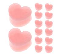 HOODANCOS 30 Pièces Bouchons D'oreilles Réutilisables en Silicone, Forme Cœur, Roses, du Bruit, Étanches, pour Dormir, Natation et Avion, Garçon et Filles et Adultes