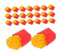HOODANCOS 30 Pièces Lot de Gommes Kawaii Forme Frites Gomme Mignonne pour Élèves Fournitures Scolaires Créatives Récompenses Motivantes pour École Primaire