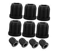 HOODANCOS 30 pièces Manchons pour Roulettes Inserts de Douille Pivotants Noirs Protection pour Chaise de Bureau Remplacement Facile et Stable