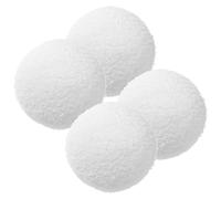 HOODANCOS 4 pièces Balles Filtrantes Réutilisables Éponges Absorbantes Flottantes Haute Densité Filtration des Impuretés et Huile Accessoires pour Filtres d’Étangs et Aquariums