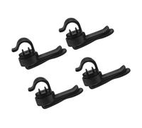 HOODANCOS 4 pièces Clip Magnétique pour Tube Hydratation Extérieur Pince Amovible avec Verrouillage Automatique Support Sûr pour à Dos Lot de Noires