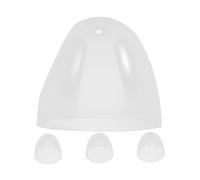 HOODANCOS 4 pièces Couvercles de Remplacement pour Biberons à Large Bouche de Plastique Polyvalent Faciles à Utiliser Compatibles avec Plusieurs Marques Capuchons de Protection