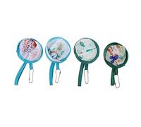 HOODANCOS 4 Pièces Éventails Ronds Pliables Carton de Éventails Miniatures Adorables avec Motifs Poney Ballon Cactus Abeille Ventilateurs Portables et pour Décoration et Photographie