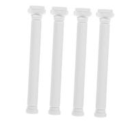 HOODANCOS 4 pièces Mini Piliers Romains Décoratifs Modèles DIY pour Micro Paysage et Architecture Ornements Classiques pour Projets Artisanaux et Maquettes