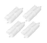 HOODANCOS 4 pièces Sacs de Sable pour Tonnelle Blancs Lestage Résistant pour Tonnelle Sacs Anti-Fuite avec Fermeture Éclair Stabilisateurs pour Abris Camping et Tentes Extérieures