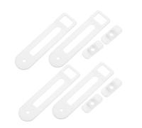 HOODANCOS 4 Pièces Safety Cabinet Locks For Kitchen Drawers And Cupboards U-shaped Childproof Plastic Latches For Refrigerator And Sliding Doors