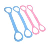 HOODANCOS 4 Pièces Yoga Stretch Bands for Women Thickened Shaped Elastic Resistance Bands for Shoulder Opening Back Sculpting Arm and Shoulder Exercise at Home and Gym