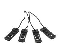 HOODANCOS 4pcs Clip pour Aileron de Surf Noir en Nylon Séparateur d'eau, Résistance Élevée la Chaleur, Améliore la Direction pour Planches de Surf et Paddleboard en Extérieur