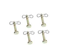 HOODANCOS 5 Ensembles Kit de Goupilles Fendues Métal pour Protège Souffleuse à Neige Compatible et Résistant à Usure et Facile à Installer