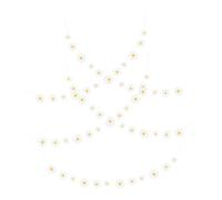 HOODANCOS 5 Pièces Guirlande Fleurie Marguerite Décoration Suspendue pour Fête Anniversaire Mariage Shower Décorations Murales et Fenêtres