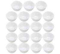 HOODANCOS 500 Caissettes à Cupcakes en Papier Blanc Anti-graisse, Mini Moules à Muffins Cuisson, Emballage Jetable Pratique pour Pâtisserie Maison et Fêtes, Petit Format 31 Mm