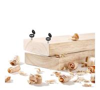 HOODANCOS 500 pièces Capuchons Vis à Charnière Noirs Cache Boulons Plastique Robuste pour Meubles Armoires et Voitures Protection Têtes de Vis Facile à Installer