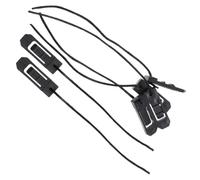 HOODANCOS 6 pièces Clip de Fixation Aileron pour Planche Paddle et Surf Remplacement Robuste et Facile Installation Accessoires Noirs pour Planches à Pagaie et Surfboards