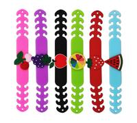 HOODANCOS 6 pièces Crochet Extension pour Sangle de Masque Silicone Ajustable et Antidérapant Accessoires pour Masque Usage Extérieur et Domestique Style Mixte