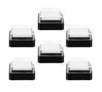 HOODANCOS 6 pièces Encreurs Vierges Tampons Encreurs DIY Carrés Petits Sans Encre pour Scrapbooking et Bricolage Bureau Faciles à Utiliser et Nettoyer