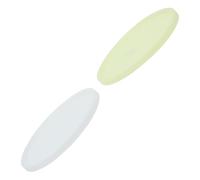 HOODANCOS 6 pièces Set de Dessous de Ronds Silicone Antidérapants et Isolants Thermiques sous-Verres Lumineux Fluorescents pour Bureau et Table Protection Décorative Couleur Aléatoire