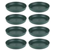 HOODANCOS 8 Pièces Fournitures De Jardin Extérieur Plantes D'intérieur Petite Soucoupe Végétale Bac à Goutte Bac à Fond en Pot Soucoupe pour Plantes De Jardin Plateau De Pot De Fleur Green