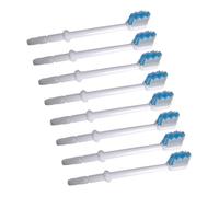 HOODANCOS 8 pièces Recharges Brossettes Oral Irrigator Têtes de Brosse Dent Électrique Durables Accessoires de Remplacement Compatibles Nettoyage Précis des Espaces Interdentaires
