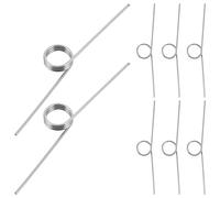 HOODANCOS 8 Pièces Ressorts de Torsion Réglables Acier Inoxydable pour Couvercle de Poubelle Compression Mécanique pour Système de Retour Rapide et Hygiénique